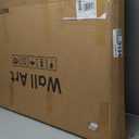 Americanflat 20x28 Picture Frame with Polished Plexiglass - Use as 16x24 Frame with Mat or Display 20x28 Photo Without Mat - Hudson Collection - Wide Picture Frames for Wall Display - Mahogany