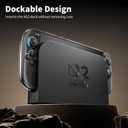 Dockable Case for Nintendo Switch 2-1:1 Precision Cutouts, Full Coverage Shockproof Hard Protective Switch 2 Case Shell, Compatible with Nintendo 2 Dock