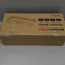 Bonsenkitchen Vacuum Sealer Machine with 40 Bags | Compact Food Sealer for Kitchen Storage & Meal Prep | Multiple Modes | External Vacuum System, Silver