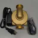 59896776 Non-Submersible Circulator Pump, 115V 1/8 HP 1-1/4" Union NPSM, Compatible with Grundfos UP15-29SU/LC, Hot Water Recirculating Pump for Radiant, Hydronic, Domestic Water Systems