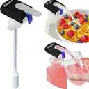 The Magic Tap Automatic Drink Dispenser - Hands-Free Beverage Dispenser for Fridge - Perfect for Milk, Juice - Gifts for Women & Men - 1 Pack, Black