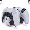 PowerA Twin Charging Station for Dualsense Wireless Controllers, Dualsense Controller Charging, Charge, Sony PlayStation, PS5, Officially Licensed - PlayStation 5