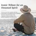 Wallaroo Hat Company Mens Outback Fedora  Lightweight Wide Brim Natural Fiber Hat, UPF 50+ UV Protection, Travel Sun Hat (Large-X-Large)