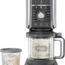 Ninja CREAMi Deluxe Treat Maker, Ice Cream and Frozen Desserts, Sorbet, Milkshakes, Yogurt and More, 11-in-1 Programs, XL Capacity, Includes Two 24-oz Family-Size Tubs, Silver, NC501