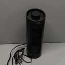 JRD 13" Tower Fan for Bedroom, 23ft/s Bladeless Desk Fan with 3 Speeds, 80 Degree Oscillating, Quiet Operation, Compact & Portable Table Fan for Bedroom Home Office Desktop (13 inch Knob, Black)