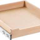 VEVOR Pull Out Cabinet Organizer, 17"W x 21"D Cabinet Drawer, Soft Close Slide out Shelf, Heavy-Duty Sliding Wood Drawer, Bottom and Side Assembly Base Cabinet Organization for Kitchen Pantry Bathroom