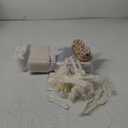 Tioncy 50 Pcs Thanksgiving Mini Pink Loaf Pans with Lids Spoons Sticker Acorn 6.8oz Disposable Rectangle Aluminum Foil Baking Pans Muffin Cupcake Cups for Christmas Picnics Birthday Party Supply