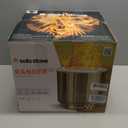 Solo Stove Ranger 2.0 with Stand - 15 Inch Smokeless Portable Fire Pit - Lightweight Outdoor Fireplace with Removable Ash Pan, Stainless Steel, Carry Case Included, Ideal for 2-4 People, 16.5 lbs