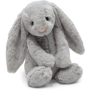 Bashful Grey Bunny Stuffed Animal, Small  - Rabbit and Bunny Plush Toy - Classic Children's Gift