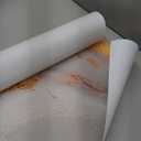 Golden Marble Peel and Stick Wallpaper Abstract Wall murals for Bedroom Living Room - 85"x118" (W08)