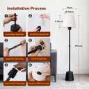 Battery Operated Floor Lamp, Cordless Floor lamp with 5200mAh Battery,RGB Floor Lamps, Timer Function Suitable for Living Room Sofa Area Bedroom RV and Balcony