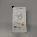 Portable Air Pump for Inflatables, 2400mAh Ultra Powerful Mini Air Mattress Pump with Camping Light, 4.5kPa Electric Air Pump Camping Gear for Pool Float, Air Mattress,Vacuum Storage Bags