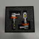 TACOBEEM H11 Led Bulb, H8 H9 32000LM Super Bright Fog Lights, 6500K Cool White H11 Led Fog Light Bulb, IP67 Waterproof, 99% CANBUS Ready, Pack of 2