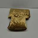 PRIMROSE Gold Curtains 63 inch for Living Room Velvet Blackout Rod Pocket Window Drapes Treatment Semi Room Darkening Decor Golden Curtains for Bedroom Set of 2 Panels