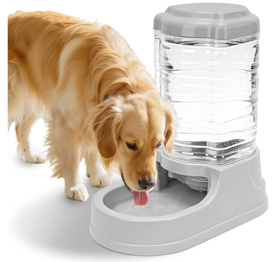 Kenond 2.5 Gallon Automatic Dog Water Dispenser, Gravity Water Bowl for Dogs, 9.5L Large Dog Water Bowl Dispenser, Suitable for Indoor/Outdoor Pet Dogs