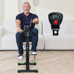 Pedal Exerciser Bike for Seniors, Hand and Leg Exercise Equipment for Knee and Arm Rehab, Stroke Recovery, Total Body Home Workout, Great Gift for Elderly Physical Therapy
