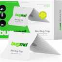 BugMD Bed Bug Trap (1 Pack, 12 Traps) - Interceptors, Bed Bug Prevention, Sticky Glue Traps, Insect Trap Indoor