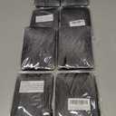 2 x Teenitor 20pcs Bald Cap Set - Breathable, Invisible Stocking Wig Cap for Lace Front, Sheer Caps, Black