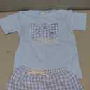 Big Sister Little Brother Outfit Newborn Short Sleeve TShirt Shorts Toddler Summer Clothes Sibling Matching Outfits 3-4 Y