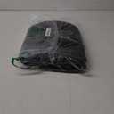 OVOV 14x14 Chair Cushions for Metal Dining Chairs Set of 2 Non Slip Thick Textured Chair Pads for Dining Chairs with Ties and Removable Cover (Black)