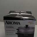 Aroma Housewares ARC-363-1NGB 3 Uncooked/6 Cups Cooked Rice Cooker, Steamer, Multicooker, 2-6 cups, Black