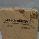 Bell Lamp Shades Set of 2, 6"Top x 13"Bottom x 10"High, Beige Shade Replacement for Table Lamps, Floor Lamps, Fabric Natural Linen Hand Crafted(Spider Fitter), Harp Holders Included, Assembly Required