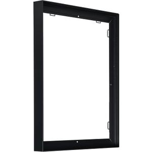 24x36 Assembled Canvas Frame for 0.6"-0.9" Deep Stretched Canvas, 0.75" Depth Floating Frame, Black(1PC, Aluminum)