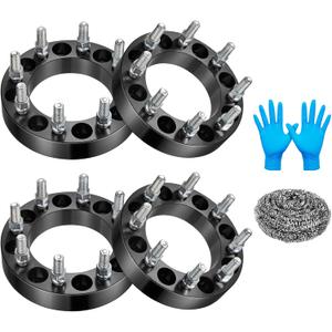 BDFHYK 1.5 inch Wheel Spacers 8x6.5 Compatible with Ram 2500 3500 1994-2010 E-250 E-350 Econoline F250 F350 1967-200, 38.1 (mm) Thickness, Forged 9/16x18 Studs 126MM Hub Bore 8x165MM? Set of 4