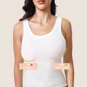 Epock Convertible Silicone Sticky Bra - Dual Wear Adhesive Bra for Lift & Push Up Effect, Invisible Strapless Nipple Covers (M)