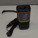 Tire Inflator Portable Air Compressor - 150PSI Cordless Air Pump for Car Tires with Pressure Gauge & LED Light, 3X Faster Inflation Electric Air Compressor for Car Bikes, Motorcycle, Ball (Orange)