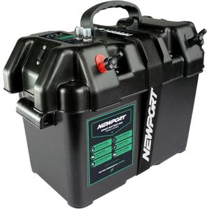 Trolling Motor Smart Battery Box Power Center with USB and DC Ports