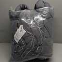 SLEEP ZONE Queen Mattress Topper Cooling Mattress Pad Cover Fluffy Down Alternative Bed Topper 8-21 Inch Deep Pocket, Queen (Queen Standard Version, Gray)