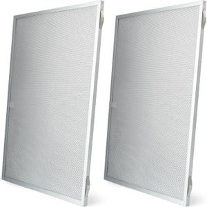 2Pcs S99010434-004 Grease Filter Compatible with Broan Nutone Range Hood Aluminum Mesh Vent Kitchen Exhaust Screen 15.72 X 19.88 X 0.38 Inches, Parts Replace 4958457 HPFAMM42