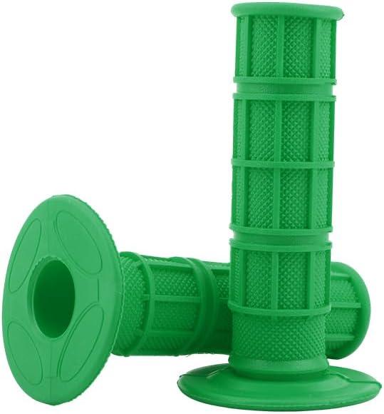PowerMotr Motorcycle 22mm Universal Grips 7/8" Anti-Slip Rubber Bike Handlebar Waffle Grips Replacement for CRF EXC Motocross Motorcycle Offroad Dirt Pit Bike