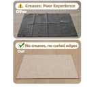 Color&Geometry Kitchen Rugs and Mats Non Slip Washable, Absorbent Woven Kitchen Runner Rug Easy to Clean Kitchen Floor Mats for in Front of Sink, Laundry Room, Hallway, 17”x71”, Dark Grey
