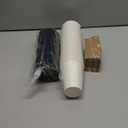 RACETOP 12 oz 50 pack Disposable Paper Coffee Cups with Lids and Sleeves (White)