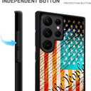 ZHEGAILIAN Case for Samsung Galaxy S22 Plus,US Constitution Overtop American Flag S22+ Plus Men,Drop Protection S22 Plus 6.6-inch