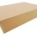 SCT Kraft One-Piece Non-Window Bakery Boxes, 19 x 14 x 4, Brown, Paper, 50/Carton