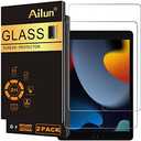Ailun Screen Protector for iPad 9th 8th 7th Generation (10.2 Inch, iPad 9/8/7, 2021&2020&2019) Tempered Glass/Apple Pencil Compatible [2 Pack]