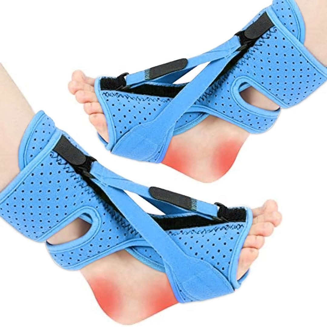 Plantar Fasciitis Night Splint Planter Facetious Relief Brace,Plantar Fasciitis Relief Women Men Relief Foot Drop Achilles Tendonitis(Blue-2PC) Plantar Fasciitis Night Splint Planter Facetious Relief Brace,Plantar Fasciitis Relief Women Men Relief Foot Drop Achilles Tendonitis(Blue-2PC)