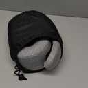 Philbinden 2 Packs Travel Neck Pillow Cover, Reusable U Shaped Washable Soft Smooth Airplane Pillow Cover (Gray)