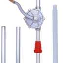 LYCARESUN 15 to 55 Gallon Drum Pump, Aluminum Barrel Pump Liquid Transfer, Siphon Barrel Pump for Diesel, Kerosene, Hydraulic Fluid