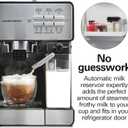 Hamilton Beach Slide and Lock Espresso Machine, Programmable Coffee Maker for Café-Quality Cappuccino & Latte, 15 Bar Pump, Milk Frother Steamer Wand, 70 oz. Removable Reservoir, Black (40750)