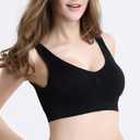 Women's Comfort Workout Sports Bra Low-Impact Activity Sleep Bras, Large