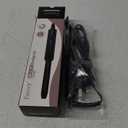 FARERY 1/2 Inch Ceramic Mini Hair Curler with 3 Adjustable Temp, 100-240V Dual Voltage, Travel Curling Iron for Short Hair, Auto-Off, Infused with Keratin & Argan Oil, Include Storage Bag, Black