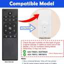 Replacement for Harbor Breeze Ceiling Fan Remote Control A25-TX012 A25-TX025, 6-Speed & Light Dimmer with Learn Key for DC Motor,Natural Breeze & Sleep Timer & Season Slide Switch (Remote Only)