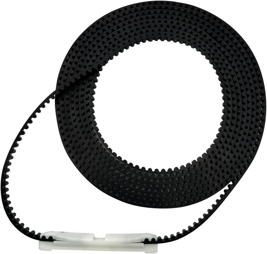37561S.S Belt & Bullet Assembly for 8 ft Garage Door, Compatible with Genie SilentMax 1000 1200, IntelliG 1000, Genie IntelliG 1200, Genie 3042 3024 4042 2028 Fit for Genie Garage Door Opener Parts