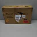 FSA/HSA Eligible Shower Stool 350lbs Bath Seat Chair, Tool-Free Assembly Height Adjustable Bath Bench with Padded Seat for Seniors, Elderly, Disabled, Handicap by Health Line Massage Products