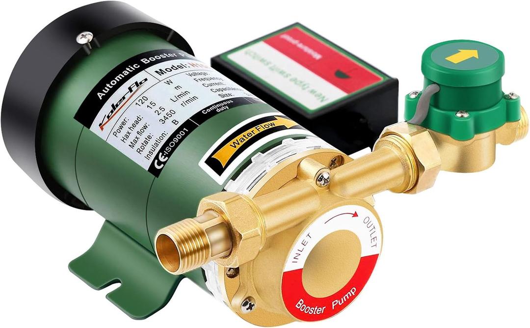 120W Water Pressure Booster Pump 115VAC,396 GPH,21.7 PSI Household Automatic Home Booster Pump with Water Flow Switch for Home Kitchen Bathroom Irrigation(H15GR-15) 120W Water Pressure Booster Pump 115VAC,396 GPH,21.7 PSI Household Automatic Home Booster Pump with Water Flow Switch for Home Kitchen Bathroom Irrigation(H15GR-15)