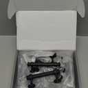 Amerdeco 10 Pack Matte Black Cabinet Pulls 3 Inch Hole Centers, 4 Inch Length Handles for Kitchen Cabinet Hardware,Solid Cabinet Handles for Bathroom Drawer Handles IH0005